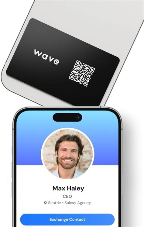 wave nfc tag|Digital Business Card by Wave Connect.